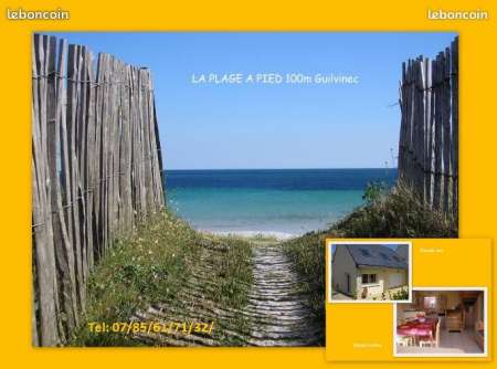 LA PLAGE à PIED ~ 100m ~ GUILVINEC ~ BRETAGNE